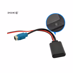 1pcs Car Bluetooth 5.0 Wireless Music Adapter For Alpine Radio AUX Cable Adapter KCE-236B CDE9885 9887 To Smartphone - as pic