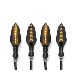 New Indicator Light Motorcycle Flasher LED Turn Signal Lights Lamp For KAWASAKI Z900 Z650 Z800 NINJA 250 300R 300 Z250 Z300 - 2pairs Yellow-Yellow