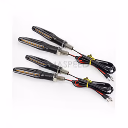 Universal LED Motorcycle Turn Signal Light 12v IP68 Waterproof Amber Flasher Indicator Blinker Rear Lights Lamp Accessories