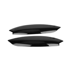 For VW GOLF 5 MK5 Volkswagen Golf5 2005-2007 Car Headlights Eyebrow Eyelids Cover Carbon Fiber Sticker Decorative Accessories - Gloss Black