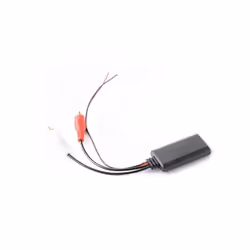Universal Car RCA USB Adapter Wireless Bluetooth Receiver Home Media AUX Bluetooth Audio Device For BMW Pioneer - black