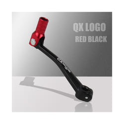 Motorcycle CNC Aluminum Folding Gear Shift Lever For Kayo Apollo Bosuer 110 125 140 150 160 250cc Dirt Bike Pit Bikes Gear - QX Red Black