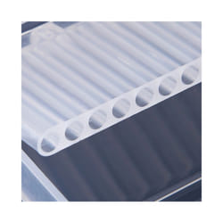 Empty Clear Nail Drill Bits Storage Box Nail Files- Holder Display Grinding for Head Container for CASE Manicure Accesso