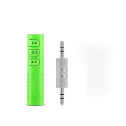 Bluetooth 5.0 Wireless audio Receiver Adapter 3.5mm Jack For Car Music Audio Aux Headphone Reciever Handsfree - Green