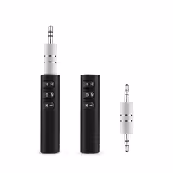 Bluetooth 5.0 Wireless audio Receiver Adapter 3.5mm Jack For Car Music Audio Aux Headphone Reciever Handsfree - Green