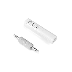 Bluetooth 5.0 Wireless audio Receiver Adapter 3.5mm Jack For Car Music Audio Aux Headphone Reciever Handsfree - WHITE