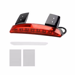 Fender Edge Red LED Motorcycle Accessories Cafe Racer Motorcycle Lights Rear Brake Tail light for XL 883 1200 - Red Cover