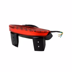 Fender Edge Red LED Motorcycle Accessories Cafe Racer Motorcycle Lights Rear Brake Tail light for XL 883 1200 - Red Cover