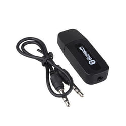 USB Bluetooth Receiver Speaker Connector Music Audio Wireless Adapter for 3.5mm AUX Jack for USB Dongle Car Android Mobile - Black