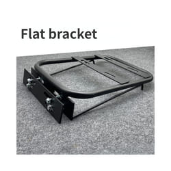Motorcycle Backrest Tailbox Bracket Metal Rear Rack Electric Vehicle Universal Luggage Bracket Shelf Motorcycle Accessories - as picture 1