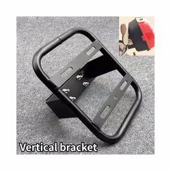 Motorcycle Backrest Tailbox Bracket Metal Rear Rack Electric Vehicle Universal Luggage Bracket Shelf Motorcycle Accessories - ...