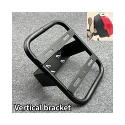 Motorcycle Backrest Tailbox Bracket Metal Rear Rack Electric Vehicle Universal Luggage Bracket Shelf Motorcycle Accessories - as picture