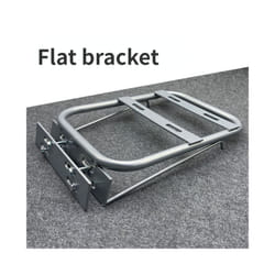 Motorcycle Backrest Tailbox Bracket Metal Rear Rack Electric Vehicle Universal Luggage Bracket Shelf Motorcycle Accessories - as picture 2