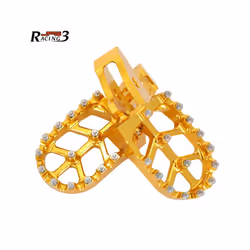 Motorcycle Footpeg Footpedal Footrest Foot Pegs For Sur-Ron Surron Ultrabee Ultra Bee Off-Road Electric Vehicle Dirt Bike - Gold