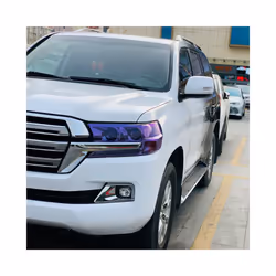 PPF Paint Protection Photochromic Film UV Color Change Headlight Protection Film Self-healing Anti-scratch Film - Turn Smoked Purple