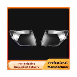Left/Right Front Headlamp Lens Cover For Mitsubishi PAJERO V87 V93 V97 2007-2018 Transparent Lampshade Clear Headlight Cover - Left Side
