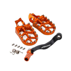 Footpeg Gear Shift Lever Set Motorcycle CNC Aluminum Footpeg Shifter For KTM SX SXF XC XCW EXC For Husqvarna TE TC FC FE - set