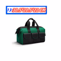 1PC Tool Bag Multifunctional Storage Electrician Wear Resistant Thickened Canvas Portable Electrician Woodworking Tool Bag -  ...