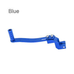 Motorcycle Shift Pedal CNC Aluminum Folding Gear Shift Lever Fit for ATV Dirt Bike Moped Scooter Honda- Yamaha- Suzuk- Kawasaki- - Blue