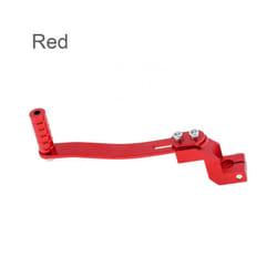 Motorcycle Shift Pedal CNC Aluminum Folding Gear Shift Lever Fit for ATV Dirt Bike Moped Scooter Honda- Yamaha- Suzuk- Kawasaki- - Red