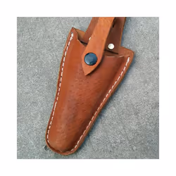 Gardening Scissors Bag Cowhide Pruner Storage Bag Practical Home Supplies With Buckle Electrician Pruning Gardening Pouch