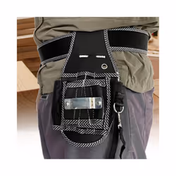 Waist Tools Bag Pocket with Belt Electrician Waist Tool Bag for Home DIY Camping Gear Carpentry Construction Technicians