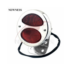 Motorcycle Rear Stop LED Tail Light License Plate Bracket Chrome For Harley Sportsters Bobber