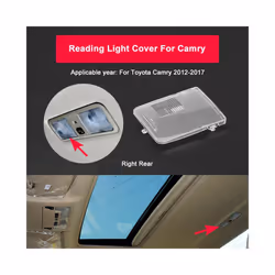 Car Roof Rear Dome Map Reading Light Cover Vanity Lamp Lens for Toyota Camry Aurion V50 2012-2017 8139406030 81393-06030