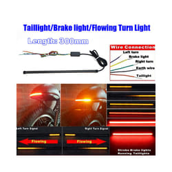 30cm Motorcycle Sequential Switchback Flowing LED Tail Brake Turn Signal Strip Lights Sequential Turn Signal LED Strips