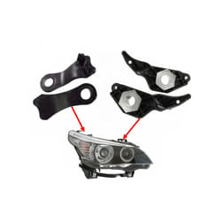 4x Car Front Headlight Headlamp Plastic Bracket Repair Kit Auto Headlight Bracket Clip Car Exterior for BMW 5 Series E60