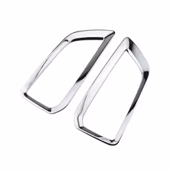 For Hyundai Kona Encino Kauai SUV 2017 2018 2019 2020 Chrome Car Front Fog Light Lamp Cover Trim Foglight Bezel Trim Accessories