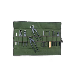 Japanese Style Bonsai Tools Storage Package Roll Bag Canvas Tool Set Case for Orchard Scissors Pliers Storage Bag Pouch