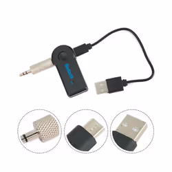 Wireless Car BT Receiver Adapter 3.5mm Audio Stereo Music Handsfree Headphone Receiver Handsfree Automobiles Blue Tooth