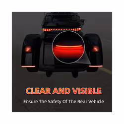 Motorcycle LED Fender Light Rear Blade Brake Running Turn For Harley Touring Street Glide Tri Glide Ultra Classic Trike
