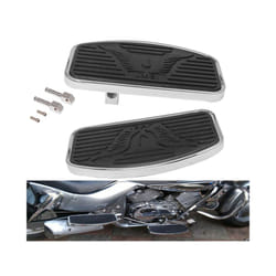 Motorcycle Universal Front Wide Foot Rider Driver Foot Rest Floorboards For Honda Shadow VTX KAWASAKI Vulcan Yamaha Dragstar