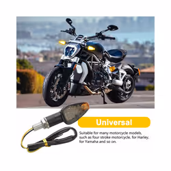 4Pcs Motorcycle Turn Signal LED Indicator Blinker Lights Front Rear Universal For Honda Yamaha Suzuki Kawasaki DUCATI APRILI