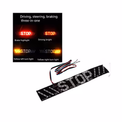 Motorcycle LED Flashing Brake Flashing Light Turn Signal Driving Tail Light Stop Signal Tail Light Directional Accessories