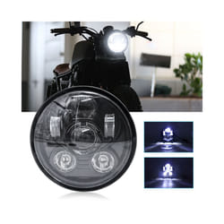 5-3/4'' 5.75 inch Motorcycle LED Headlight with High Low Beam White Light 5.75 inch Round Light LED Headlight  IP67 Waterproof