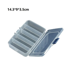 1PC Translucent Plastic Tool Screws IC Storage Box Craft Organizer Small Part Container Case For Fishing Gear Bait Hardware