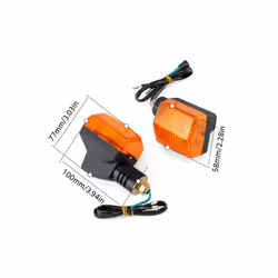 2PCS 12V XR 650L 250L Rear Turn Signal Light Lamp Indicator Winker Blinker Flashing For Honda XR650L 1993-2020 XR250L 1991-1996
