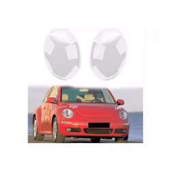 For VW Beetle 2006-2012 Left Headlight Shell Lamp Shade Transparent Lens Cover Headlight Cover