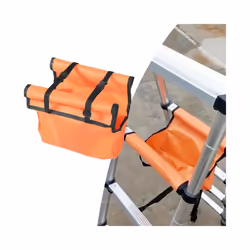 Folding Ladder Tool Storage Bag Versatile Durable 12 Inches Long Convenient Orange Accessories Oxford Cloth for Workshop