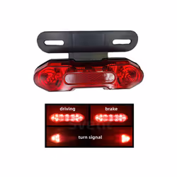 1Pc 12V LED Brake Light For Motorcycle Tail Light Turn Signal Electric Motorbike Rear Lights