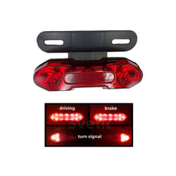 1Pc 12V LED Brake Light For Motorcycle Tail Light Turn Signal Electric Motorbike Rear Lights