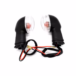 1 Pair Motorcycle Turn Signal Light Indicator Lamp For YAMAHA YZF R1 R6 R125 R25 R3 FZ-6N XJ6 MT07 MT09 YBR125 YS250 - clear ...