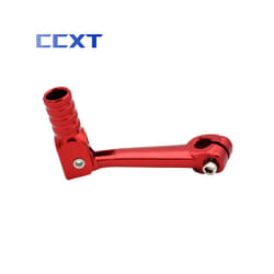 Motorcycle CNC Folding Aluminum Gear Shift Lever For Kayo T2 T4 T4L ATV Dirt Bike 110cc 125cc 150cc 200cc 250cc Universal - Red