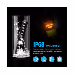 2Pcs 12 LED Moto Signal Lights Sequential Water Flowing Mini Strips Motorcycle Car Strips Led Turn Signal Lights Sticker