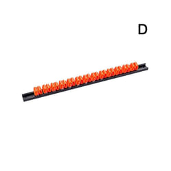1Pcs Plastic Wrench Screwdriver Organizer Rail Rack Storage Holder Garage Workshops Hardware Tool Display Hanger ABS Wall - D