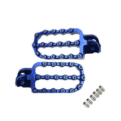 Motorcycle Forged Foot Pegs Pedals Rests For Super Adventure Supermoto Enduro S T R SMC SMR 202 KTM SX EXC XCW XCF XC 690-1290 - Blue