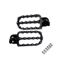 Motorcycle Forged Foot Pegs Pedals Rests For Super Adventure Supermoto Enduro S T R SMC SMR 202 KTM SX EXC XCW XCF XC 690-1290 - Black